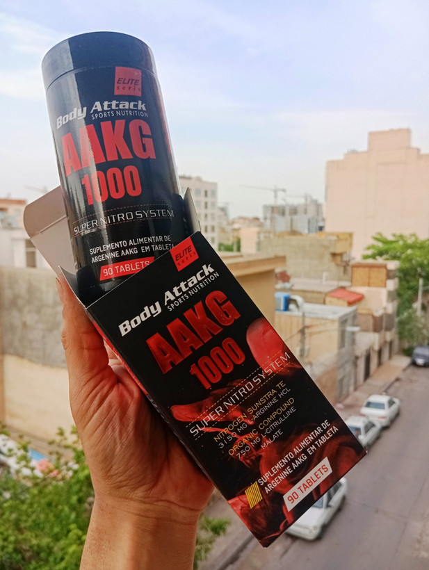 آرژنین AAKG 1000 آلفا کتوگلوتارت حرفه ای بادی اتک