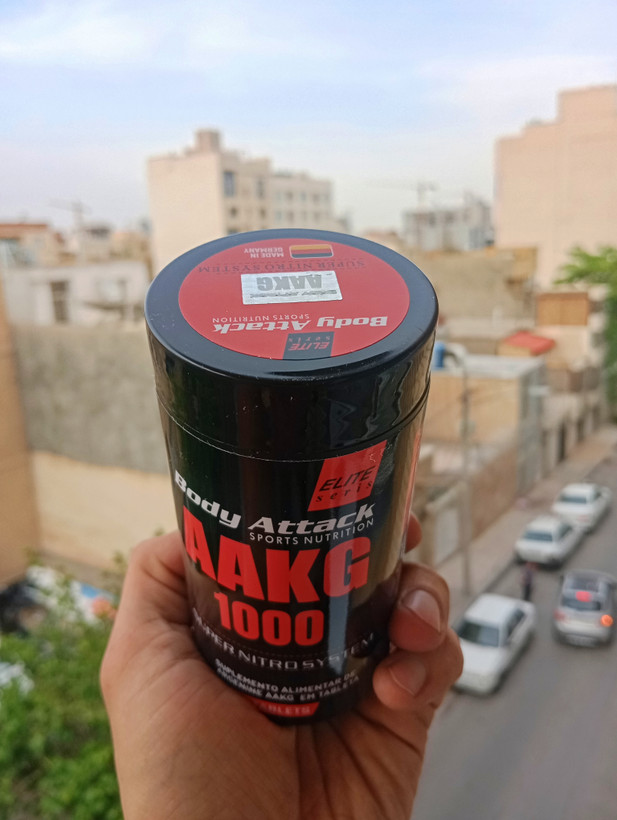 آرژنین AAKG 1000 آلفا کتوگلوتارت حرفه ای بادی اتک
