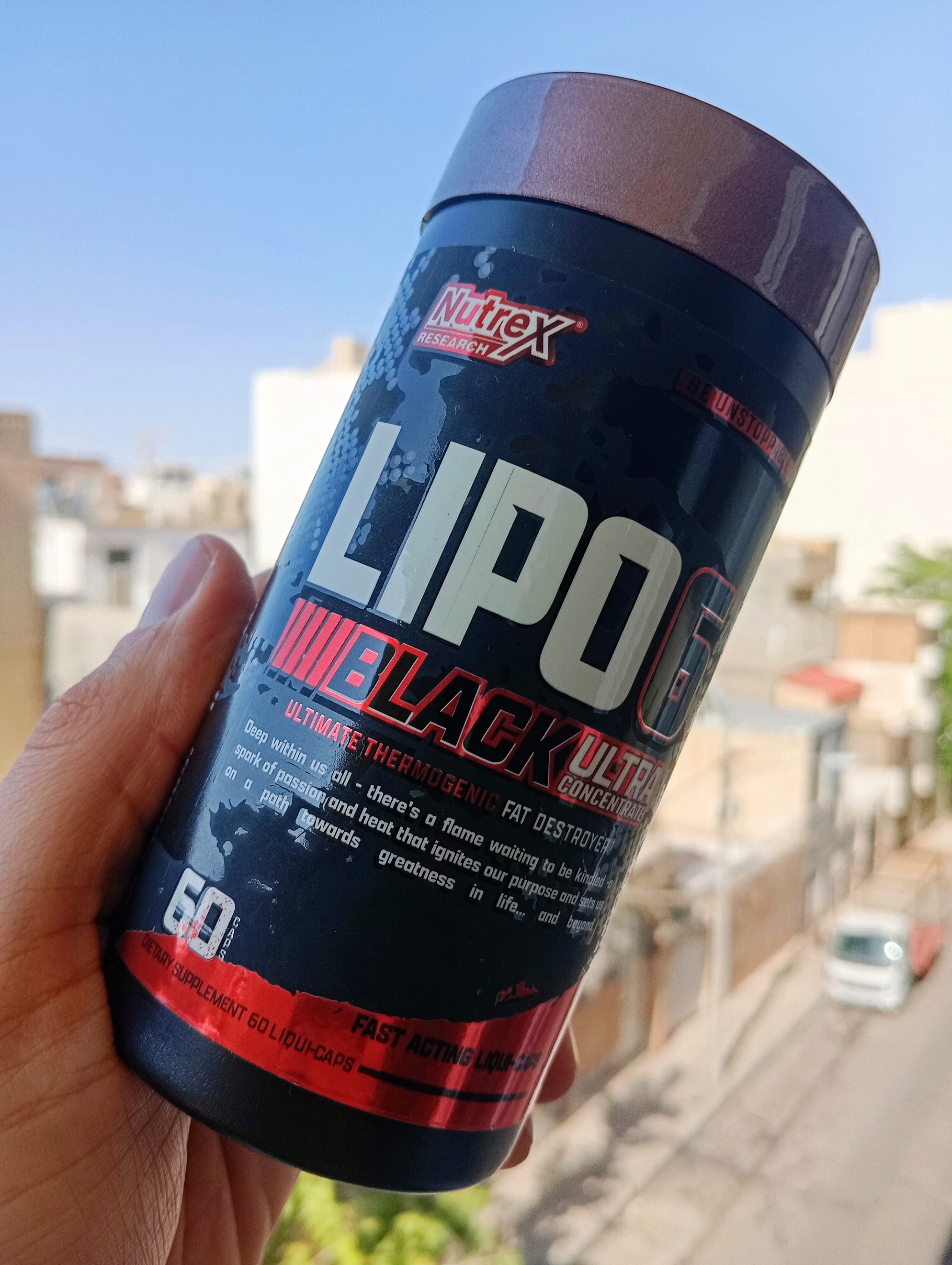 چربیسوز لیپوسیکس طرح جدید بلک 60 عددی