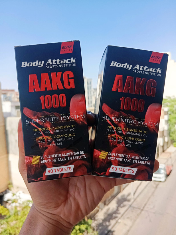 آرژنین AAKG 1000 آلفا کتوگلوتارت حرفه ای بادی اتک