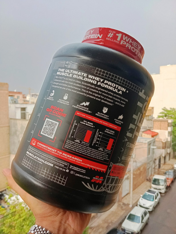 وی پروتئین نیتروتک کمپانی قدرتمند ماسلتک