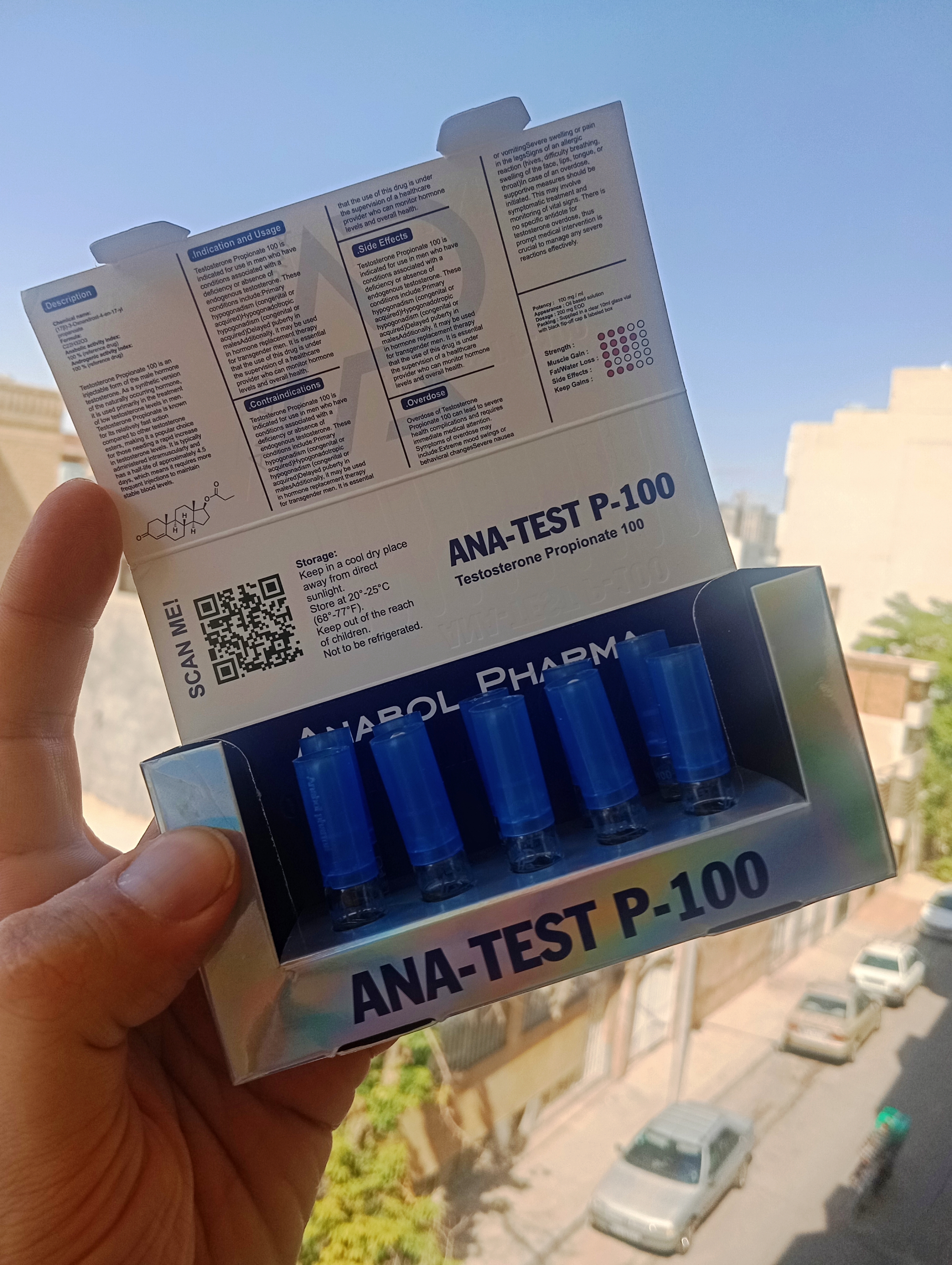تست پرپیونات 100 حرفه ای آنابول فارما